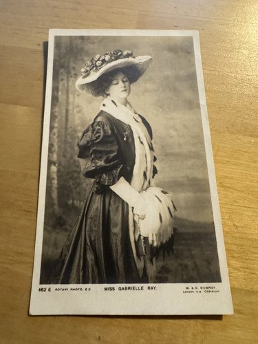 Postcard miss gabrielle ray - gabrielle,