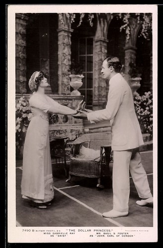 Postcard operetta the dollar - operetta,