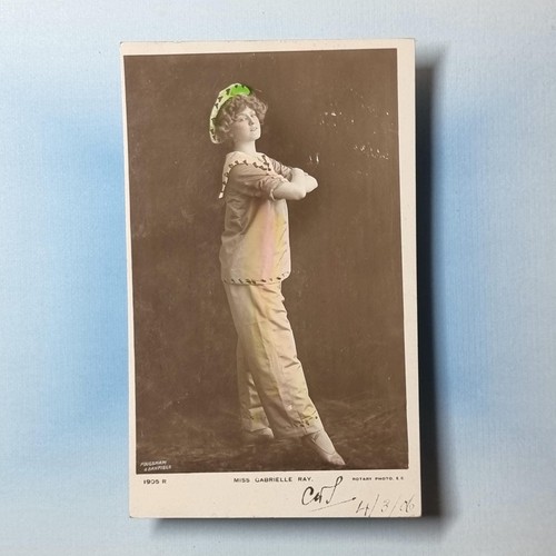 Edwardian actress postcard - edwardian,