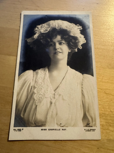 Postcard miss gabrielle ray - miss,