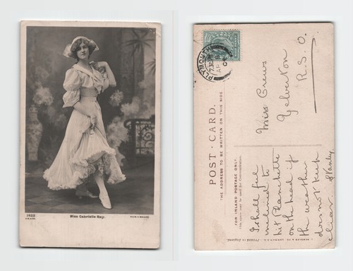Postcard miss gabrielle - -,