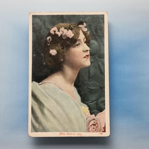 Edwardian actress postcard - actress,