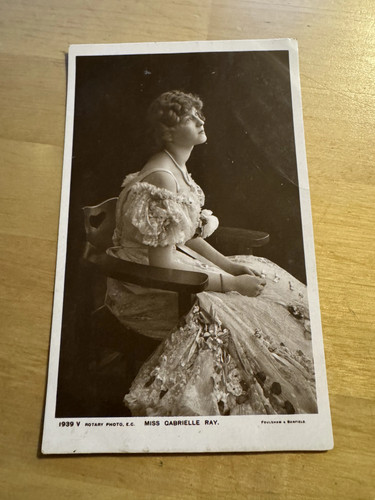 Postcard miss gabrielle ray - postcard,
