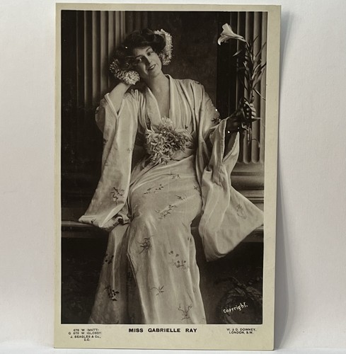Antique postcard gabrielle - antique, ray