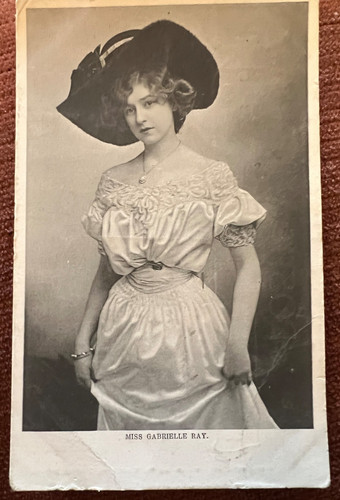 Gabrielle ray antique postcard - gabrielle,
