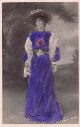 Postcard actress theatre - -,