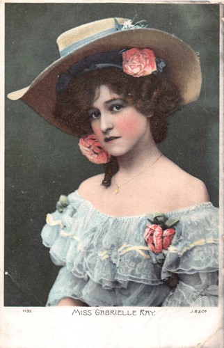 Postcard edwardian actress - -,