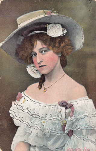 Postcard edwardian actress - postcard,