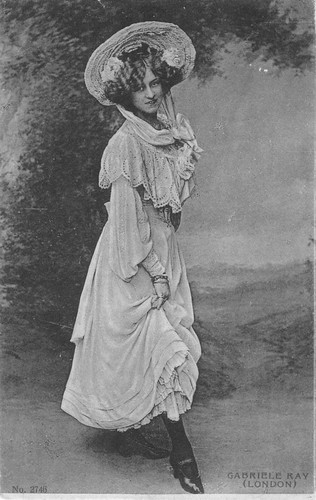 Postcard actress - postcard,