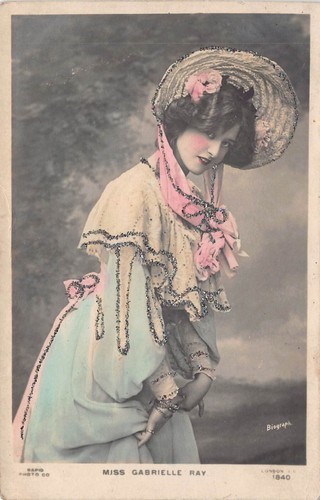 Postcard edwardian actress - postcard,