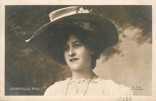 Gabrielle ray postcard - ray,