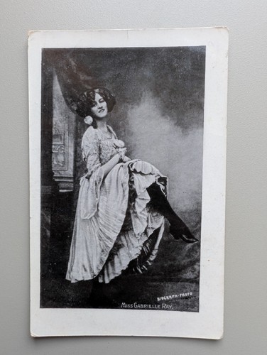 Old postcard actress - postcard, woman