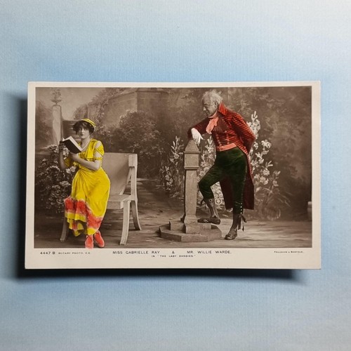 Stage play postcard c1910 - postcard,