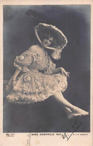 Postcard edwardian actress - postcard,