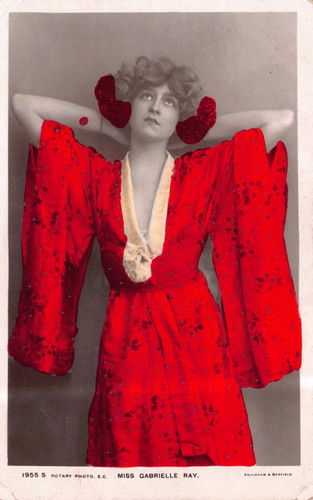 Postcard edwardian actress - -,