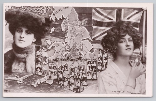 Postcard antique rppc - postcard,