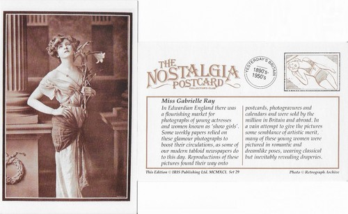 Postcard miss gabrielle - postcard,