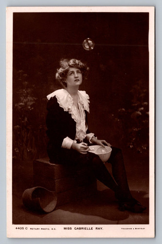 Postcard rppc gabrielle - postcard,