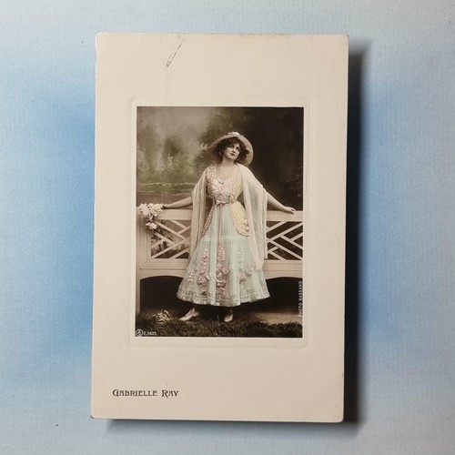 Edwardian actress postcard - actress,