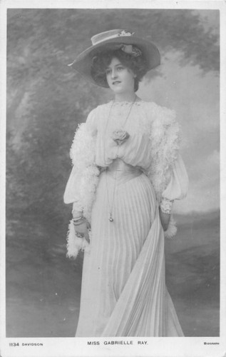 Postcard edwardian actresses - -,