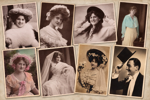 Edwardian actress and actor - edwardian,