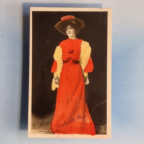 Edwardian actress postcard - edwardian,