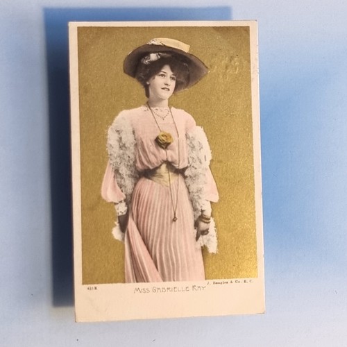 Edwardian actress postcard - edwardian,